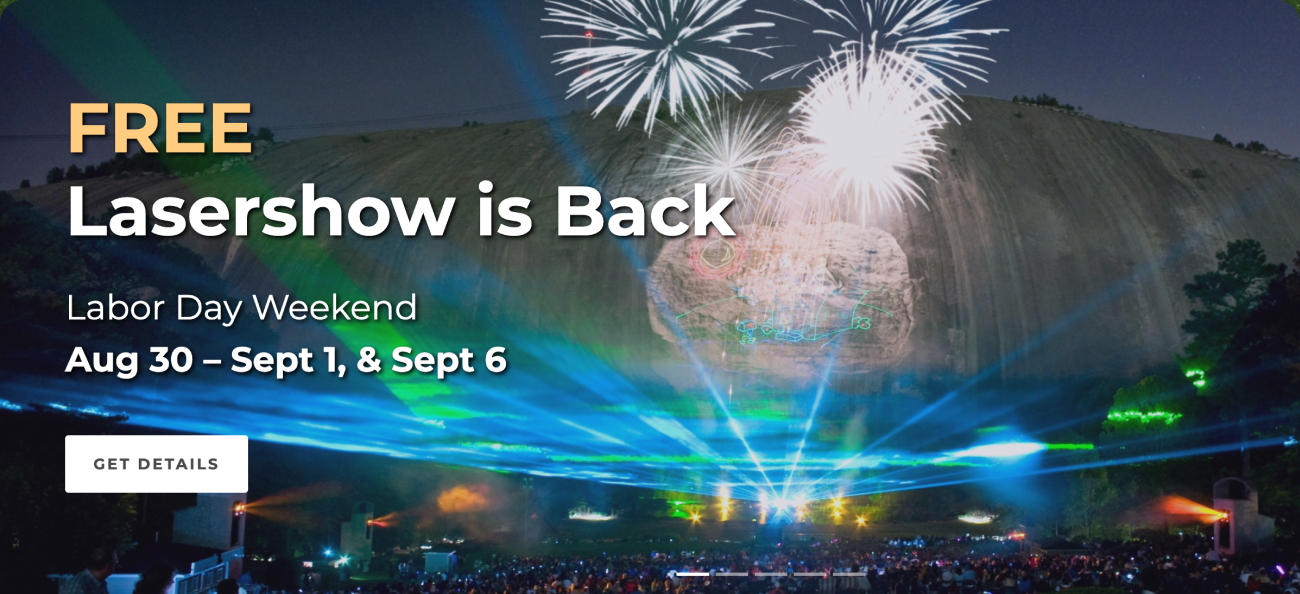 Stone Mountain Park Lasershow promotion